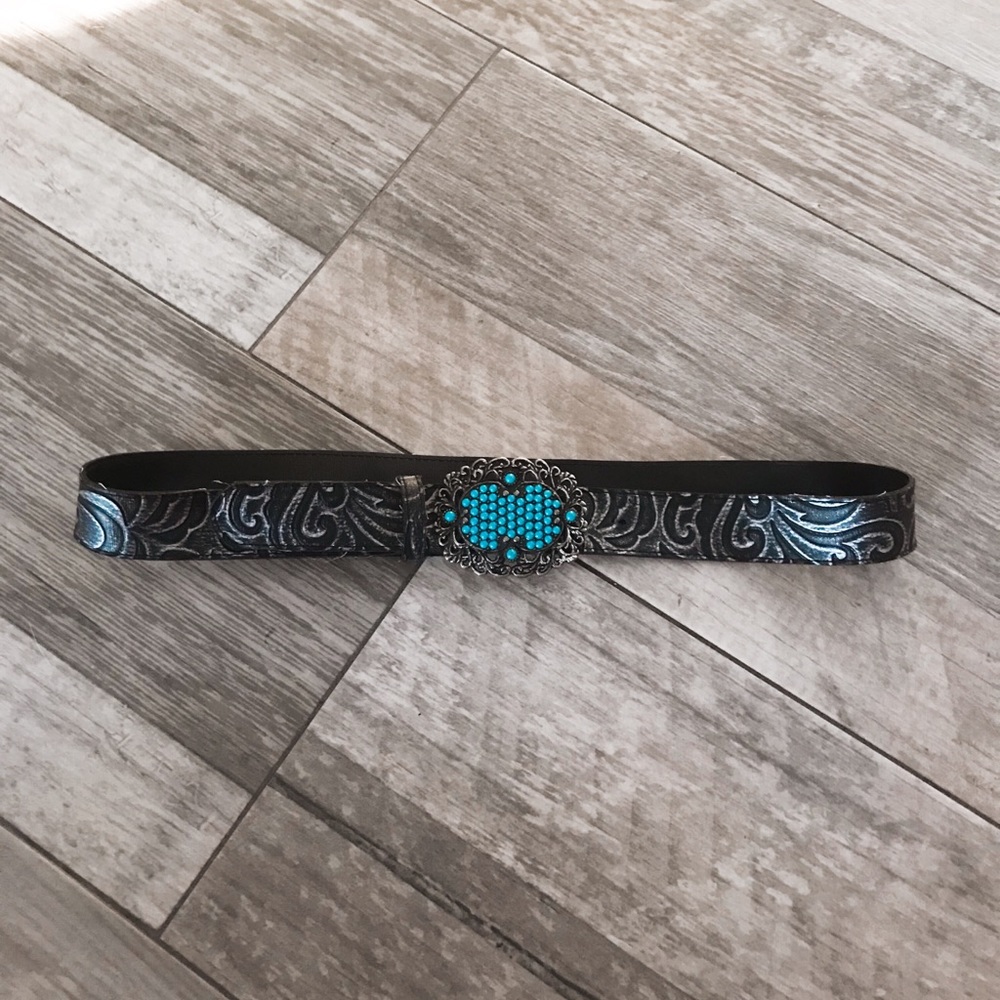 Turquoise and Black Belt